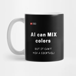 AI can mix colors /black Mug